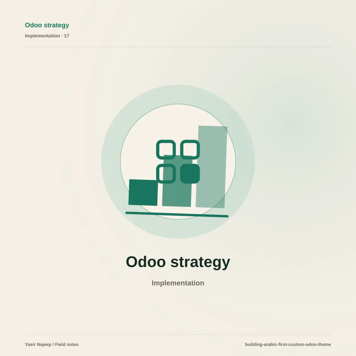 Building an Arabic-first Odoo theme that remains editable