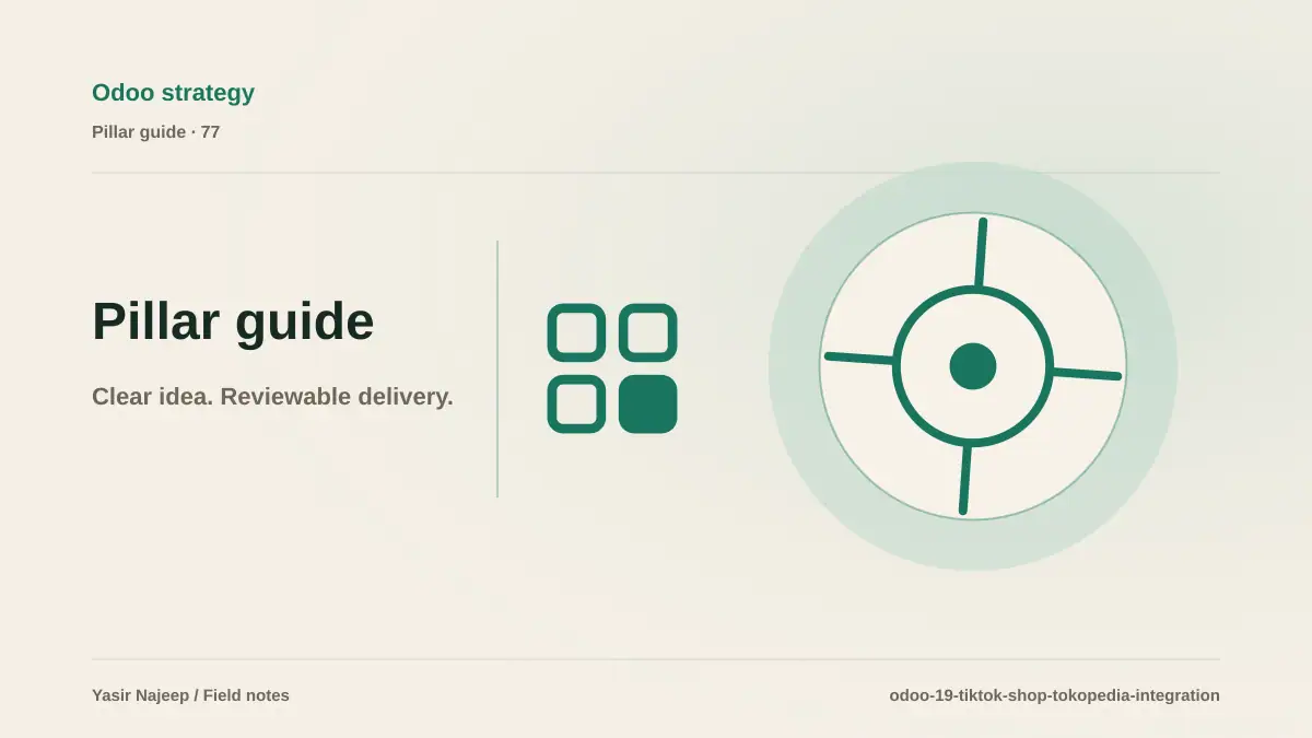 Odoo 19 with TikTok Shop and Tokopedia: what the integration actually solves