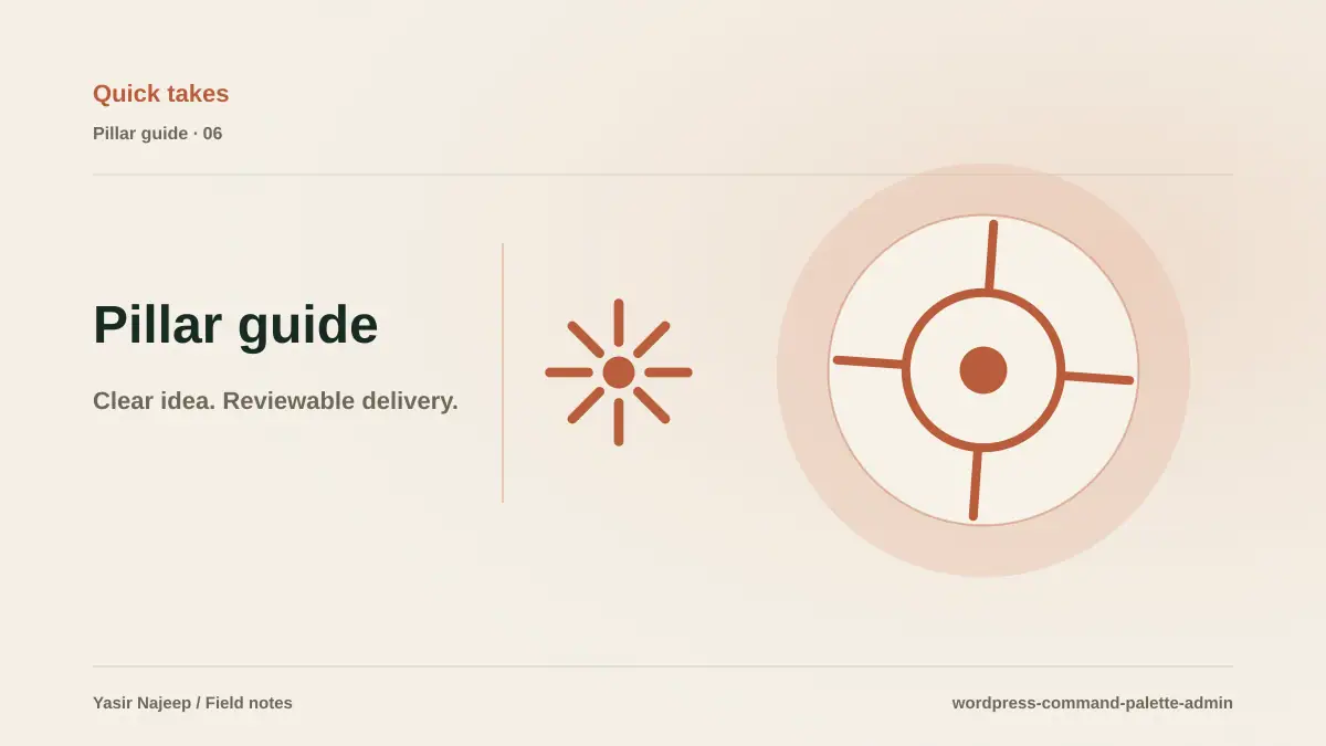 The Command Palette across WordPress admin